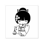 Japanisch Kimono Girl Color Me Permastempel (Design)