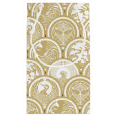 Japanisch Kimono Muster Geschenktasche MON Kleine Geschenktüte (Rückseite)