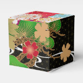 Japanisch Kimono Muster Gevor Box Geschenkschachtel (Vorderseite)