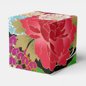 Japanisch Kimono Muster Gevor Box Geschenkschachtel (Rückseite)