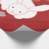 Japanisch Kimono Niedlich Rabbits Fine Art Geschenkpapier (Ecke)