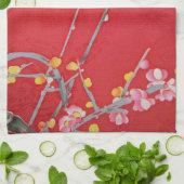 Japanisch KIMONO Textil, Bluebird Geschirrtuch (Gefaltet)