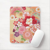 Japanisch KIMONO Textil, Blume Mousepad (Mit Mouse)