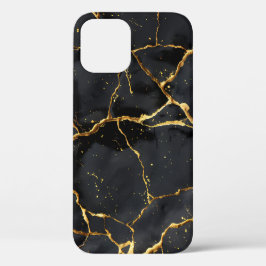Japanisch Kintsugi Black & Gold Case-Mate iPhone Hülle