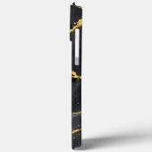 Japanisch Kintsugi Black & Gold Case-Mate iPhone Hülle (Rückseite / Links)