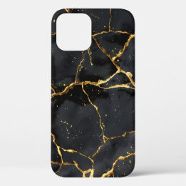 Japanisch Kintsugi Black & Gold Case-Mate iPhone Hülle