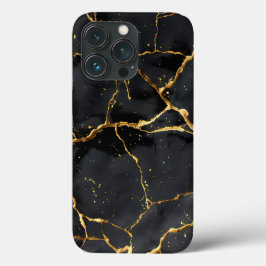 Japanisch Kintsugi Black & Gold Case-Mate iPhone Hülle