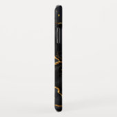 Japanisch Kintsugi Black & Gold Case-Mate iPhone Hülle (Hinten/Rechts)