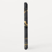 Japanisch Kintsugi Black & Gold Case-Mate iPhone Hülle (Hinten/Links)