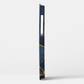 Japanisch Kintsugi Dark Blue Case-Mate iPhone Hülle (Rückseite / Links)