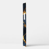 Japanisch Kintsugi Dark Blue Case-Mate iPhone Hülle (Rückseite / Rechts)