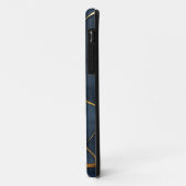 Japanisch Kintsugi Dark Blue Case-Mate iPhone Hülle (Hinten/Links)