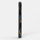 Japanisch Kintsugi Dark Blue Case-Mate iPhone Hülle (Hinten/Rechts)