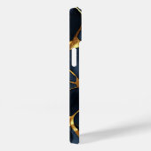 Japanisch Kintsugi Dark Blue Case-Mate iPhone Hülle (Rückseite / Rechts)