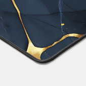 Japanisch Kintsugi Dark Blue Schreibtischunterlage (Ecke)