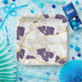 Japanisch Kintsugi. Doppelseitig. Pappteller (Party)