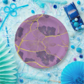 Japanisch Kintsugi. Doppelseitig. Pappteller (Party)