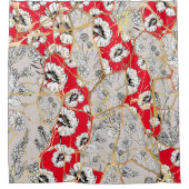 Japanisch Kintsugi. Duschvorhang (Vorderseite)