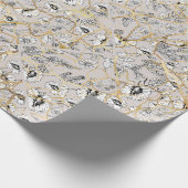 Japanisch Kintsugi. Geschenkpapier (Ecke)