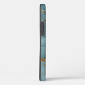 Japanisch Kintsugi Türkis & Gold Case-Mate iPhone Hülle (Rückseite / Rechts)