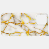 Japanisch Kintsugi White Gold Case-Mate iPhone Hülle (Rückseite (Horizontal))