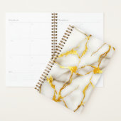 Japanisch Kintsugi White Gold Planer (Anzeige)