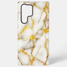 Japanisch Kintsugi White Gold Samsung Galaxy Hülle