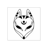 Japanisch Kitsune Fox Maske Gummistempel (Prägung)