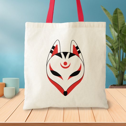 Japanisch Kitsune Fox Maske Tragetasche