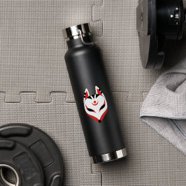 Japanisch Kitsune Fox Maske Trinkflasche