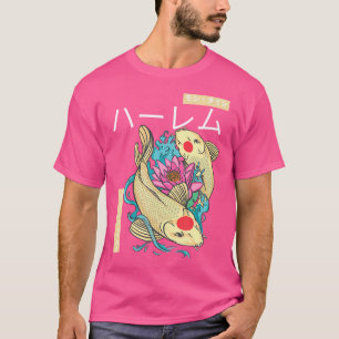 Japanisch Koi Carp Fisch Ästhetische Kunst Nishiki T-Shirt