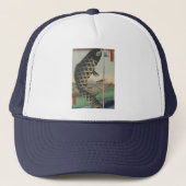 Japanisch Koi Fish Festival Flag Antike Truckerkappe (Vorderseite)