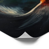 Japanisch Koi Fish Pond Art Print Poster (Ecke)