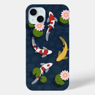 Japanisch Koi Fish Pond iPhone 15 Plus Fall Case-Mate iPhone Hülle