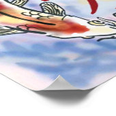 Japanisch Koi (Liebe) Poster (Ecke)