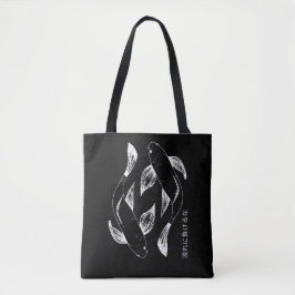 Japanisch Koi Motivierend Minimalistisch Tasche