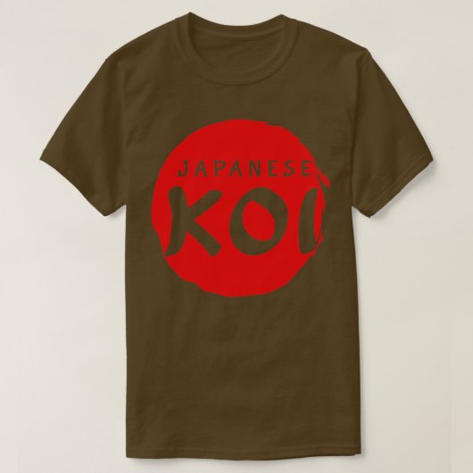 Japanisch Koi T-Shirt (Design vorne)
