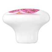 Japanisch Kokeshi Doll Keramikknauf (Seitenansicht)