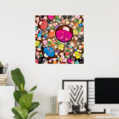 Japanisch Kokeshi Doll - Print Poster (Heimbüro)