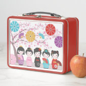 Japanisch Kokeshi Dolls Metall Brotdose (Beispiel)