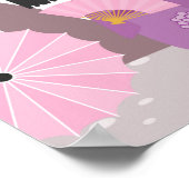 Japanisch Kokeshi Dolls Poster (Ecke)