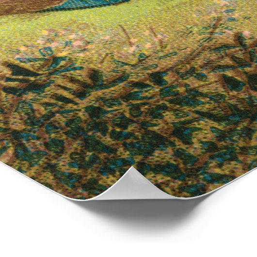 Japanisch Lakeside Poster Print (Ecke)