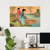Japanisch Lakeside Poster Print (Heimbüro)