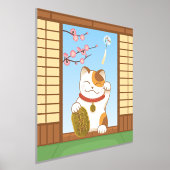 Japanisch Lucky Calico Cat, Maneki Neko Foliendrucke (Ablage )