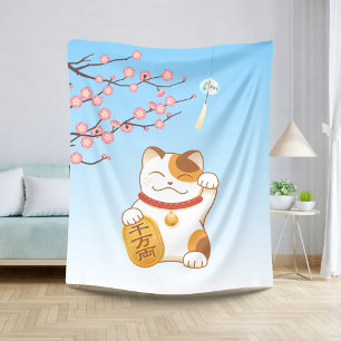 Japanisch Lucky Calico Cat, Maneki Neko Sherpadecke
