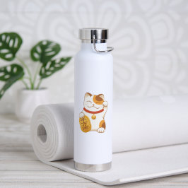 Japanisch Lucky Calico Cat, Maneki Neko Trinkflasche