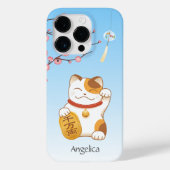 Japanisch Lucky Cat, Calico Maneki Neko Case-Mate iPhone Hülle (Rückseite)