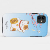 Japanisch Lucky Cat, Calico Maneki Neko Case-Mate iPhone Hülle (Rückseite (Horizontal))