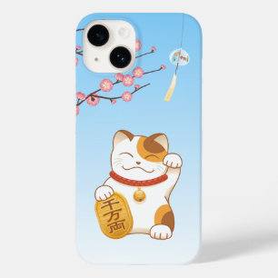 Japanisch Lucky Cat, Calico Maneki Neko Case-Mate iPhone 14 Hülle