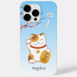 Japanisch Lucky Cat, Calico Maneki Neko Case-Mate iPhone 14 Pro Max Hülle